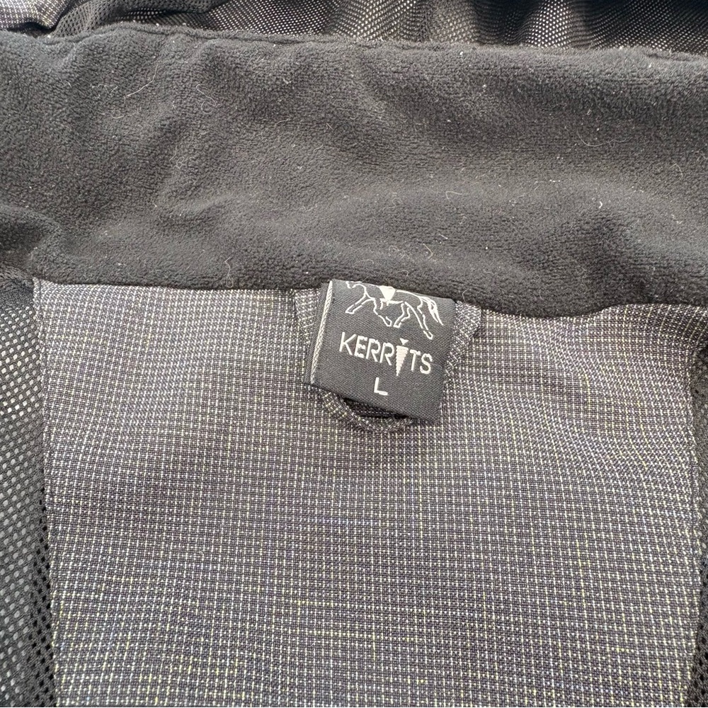Kerrits Precip Waterproof Riding Equestrian Rain Jacket Women's Gray Size Large - Picture 14 of 16